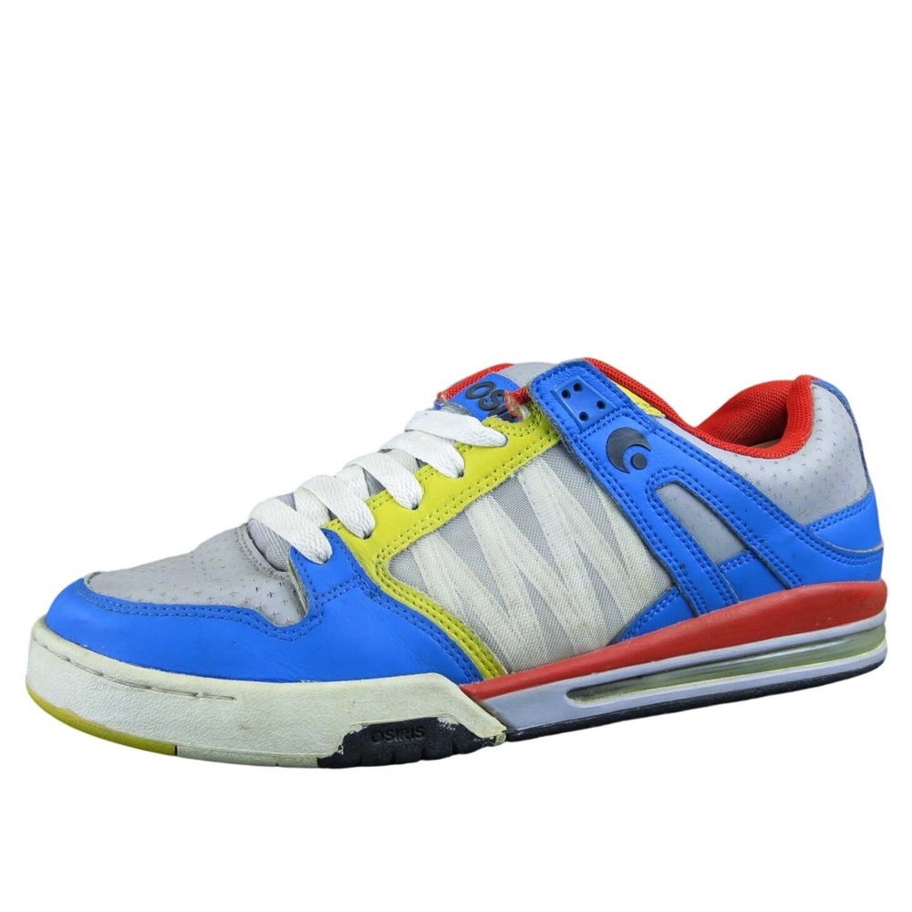 Osiris Men's Pixel Skateboarding Sneaker Multicolor Leather 12 Medium  Used 2025